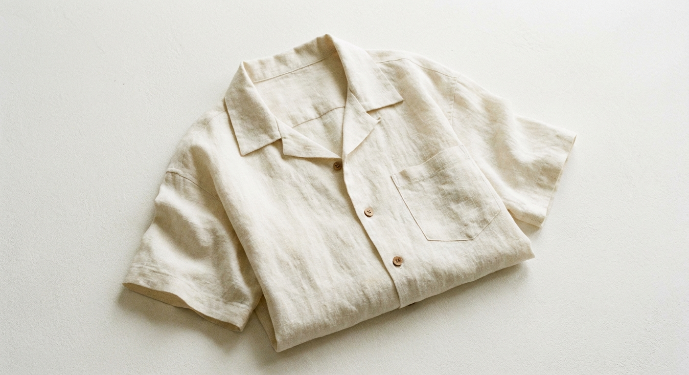 Koncrete Lab Boxy Linen Shirt breathable summer essential