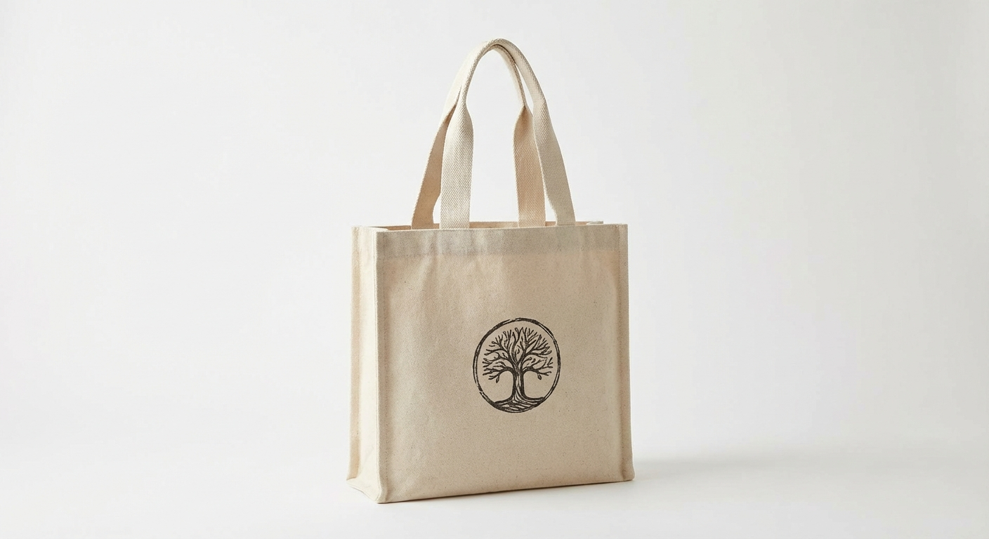 Koncrete Lab Logo Canvas Tote utility carryall