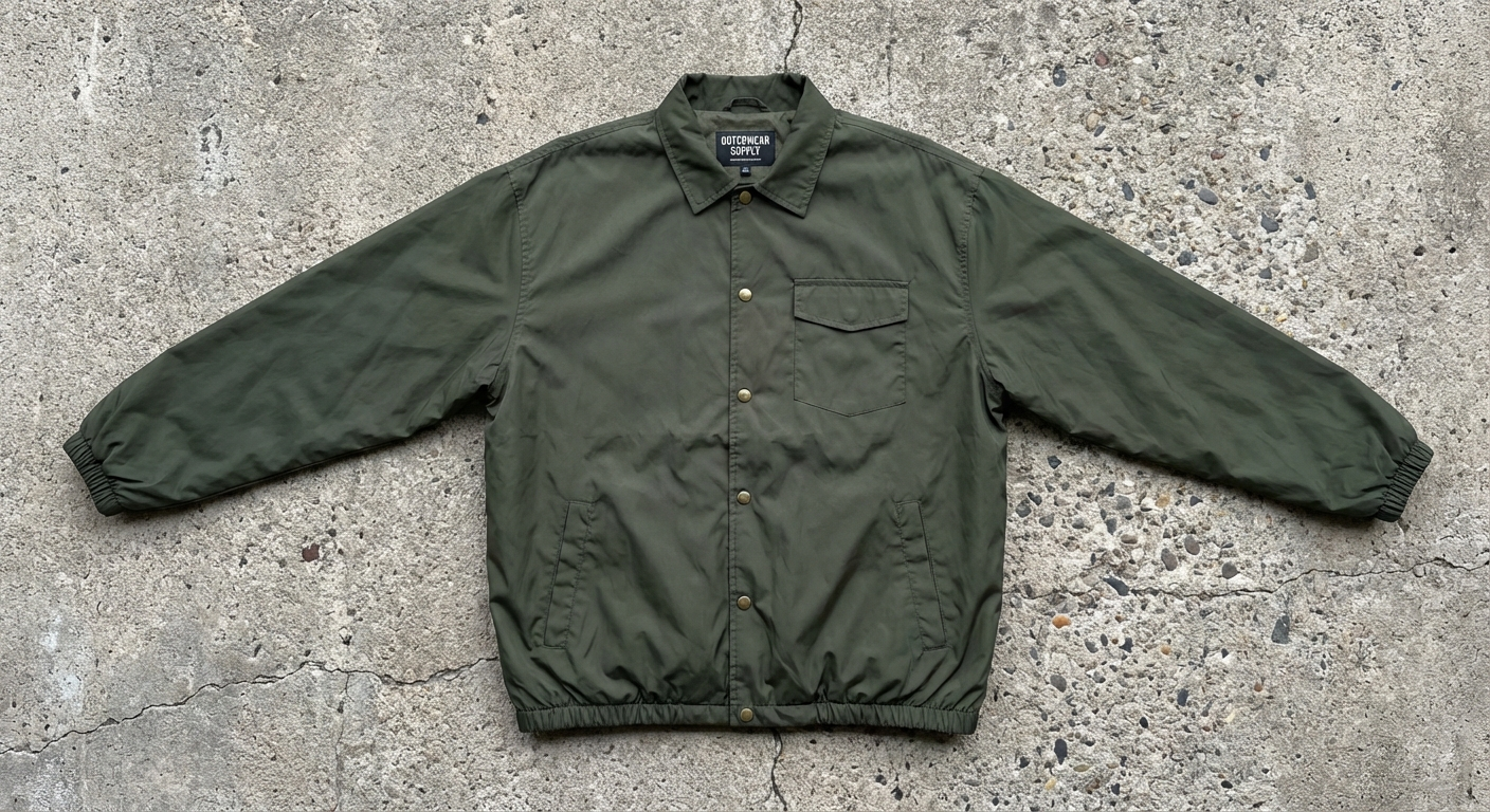 Koncrete Lab Oversized Coach Jacket vintage-inspired layer